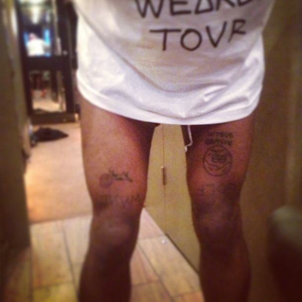 This is Tyler, The Creator, pantless.