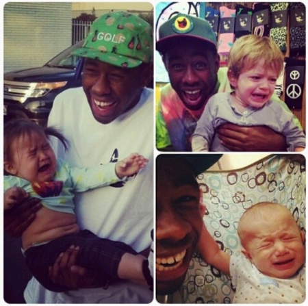 This is Tyler, The Creator, and he loves the kids.