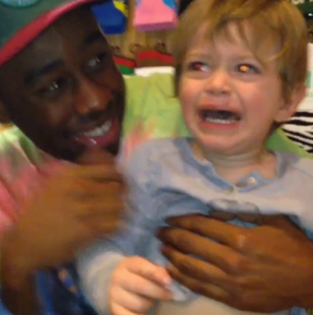 This is Tyler, The Creator, and the kids don’t love him back.