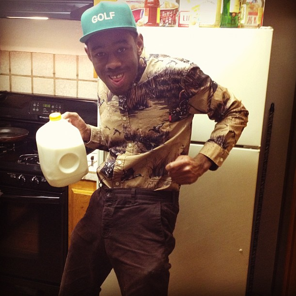 This is Tyler, The Creator being very awkward.