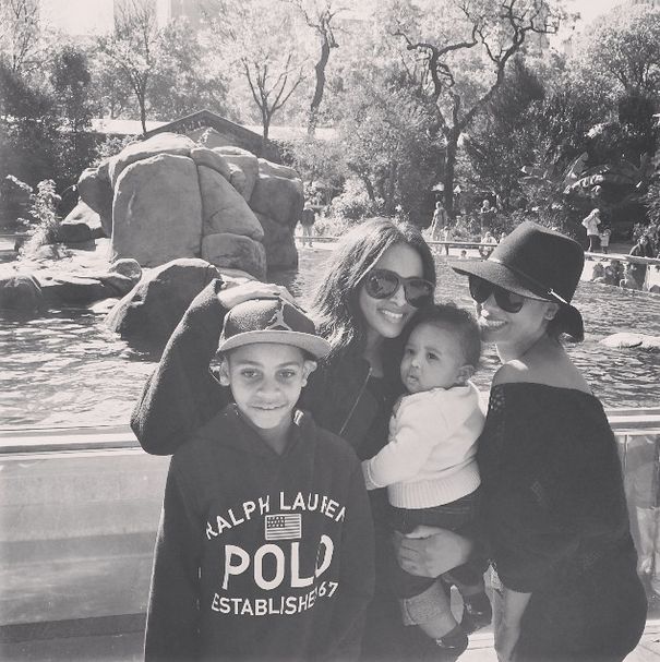 The gang hangs out at the Central Park Zoo.