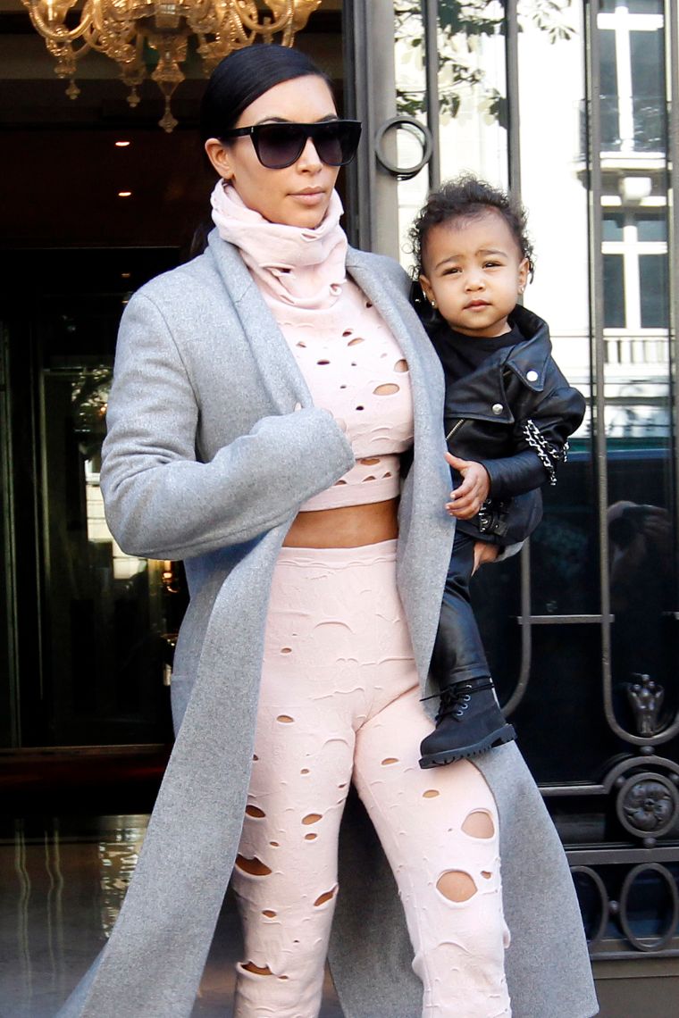 The time when she was a total biker babe in Paris.