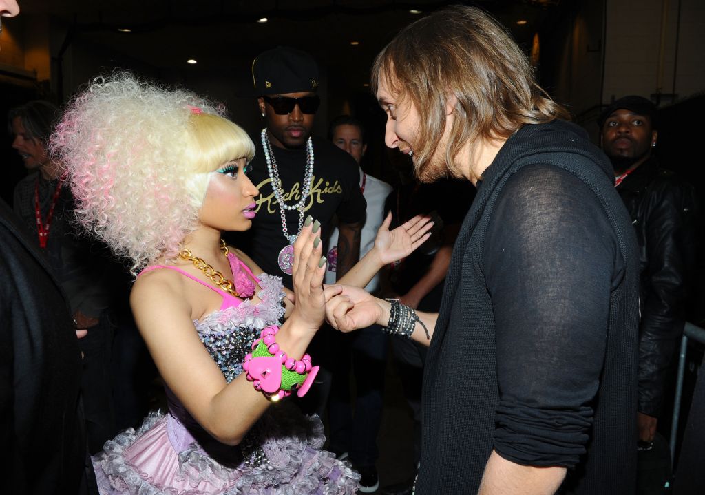 Nicki Minaj and DJ David Guetta