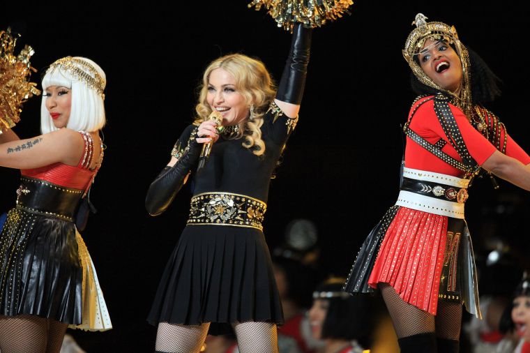 Madonna Performing With Nicki Minaj & Sri Lankan Rapper M.I.A.