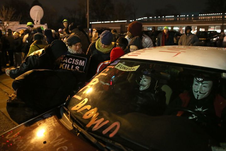 Protests In Ferguson Following No Indictment For Darren Wilson