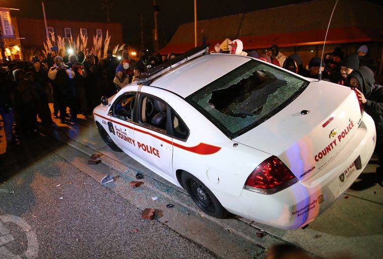 Protests In Ferguson Following No Indictment For Darren Wilson