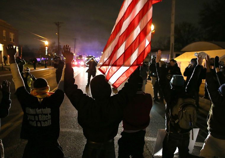Protests In Ferguson Following No Indictment For Darren Wilson