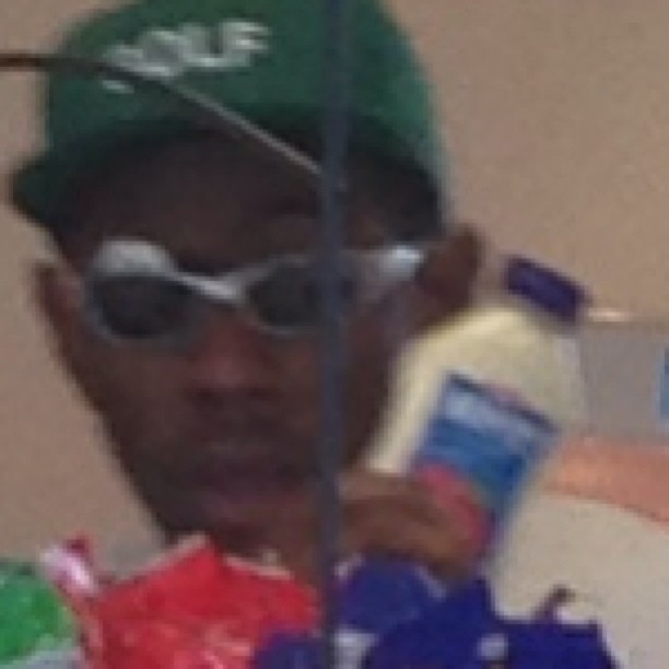 White frames to match the mayo.