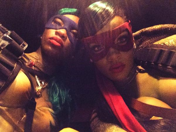 Rihanna and Melissa are Ninja Turtles.