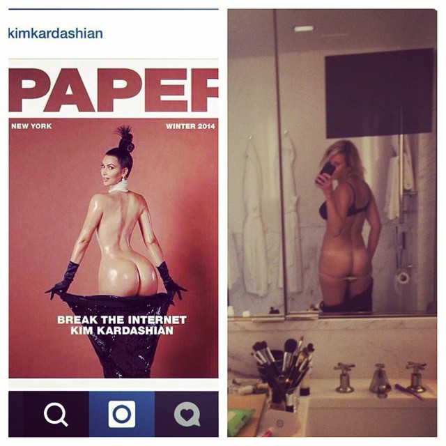 Chelsea Handler nailed her Kim K spoof.