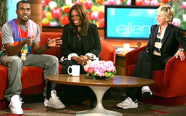 Saying What’s Up To Ellen.