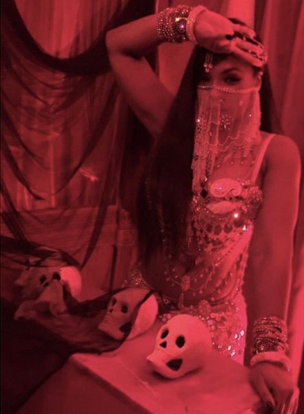 Ashanti got sexy for Halloween this year.