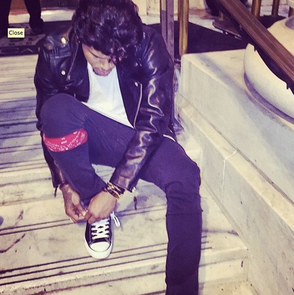 Chris Brown channels his inner ‘Grease.’