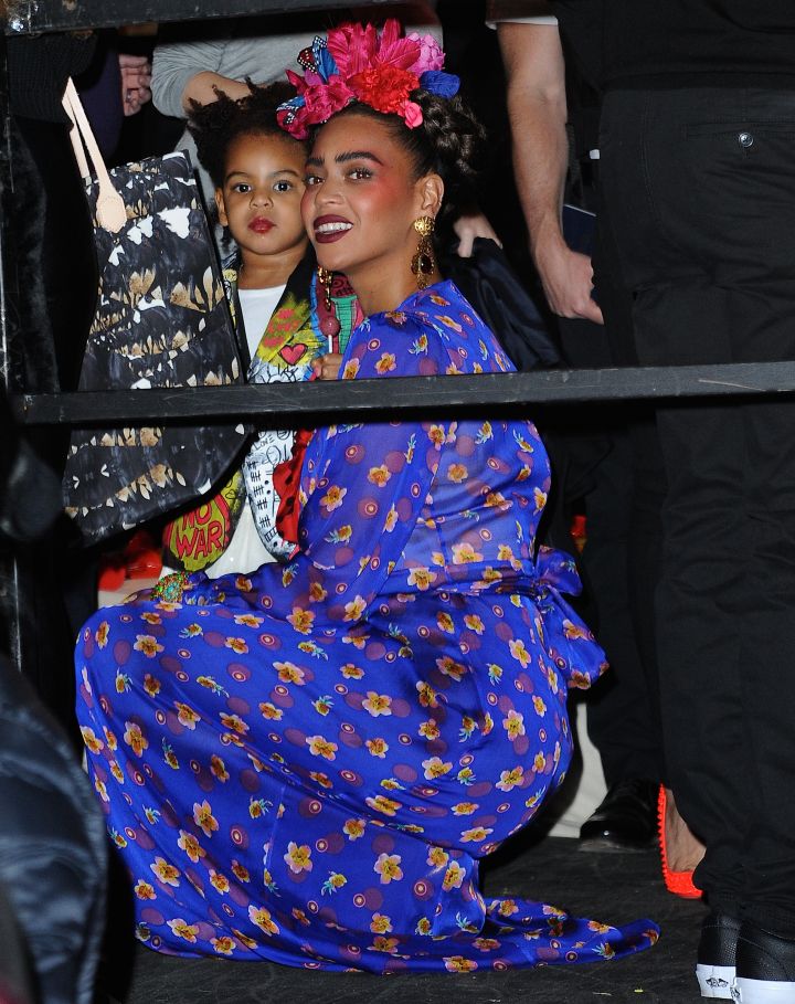 Beyonce and Jay Z’s daughter Blue Ivy.