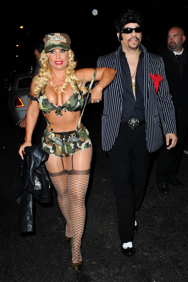 Coco & Ice T head to a party in NYC