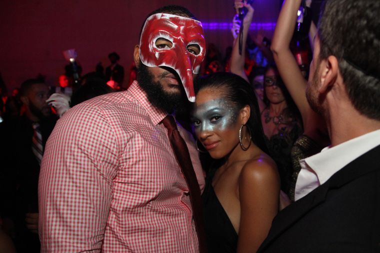 The Game poses with Miss Joie.