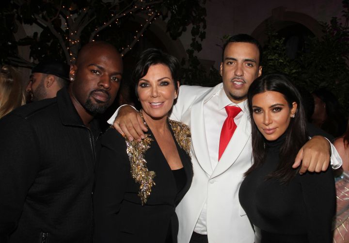 French poses it up with Kris Jenner, her boo, and Kim.