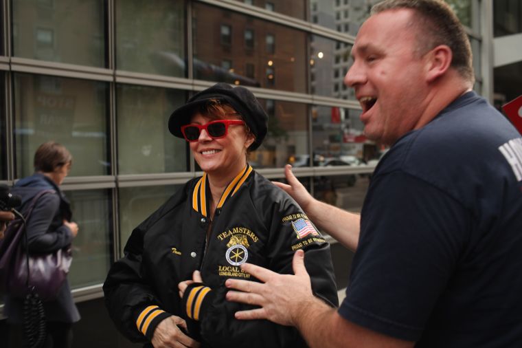 Susan Sarandon joined OWS protests.