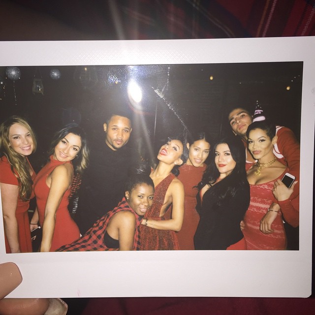 Such a joyous time with her friends!