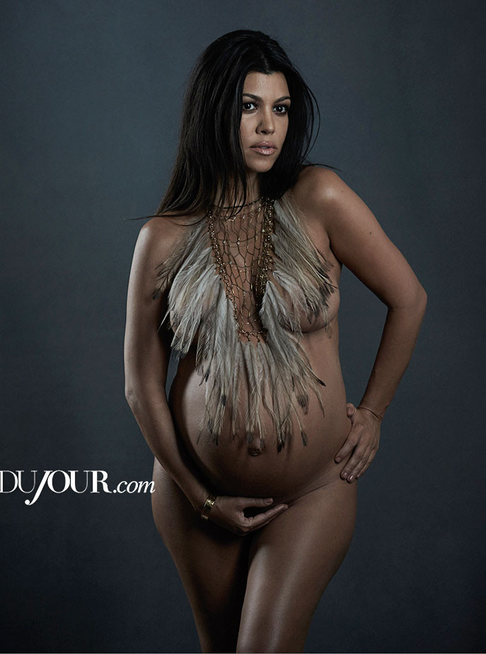Kourtney Kardashian’s pregnancy shoot for DeJour magazine was stunning.