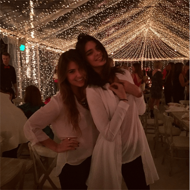 Kendall lets loose at a Christmas party.