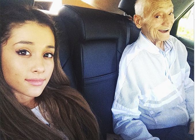 Ariana & Her Grandfather (RIP)