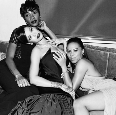 Rihanna has an amazing time with friends and family at her first-ever Diamond Ball.