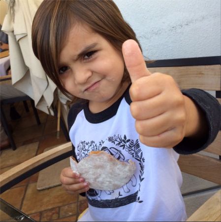 Kourtney Kardashian and Scott Disick’s son Mason.