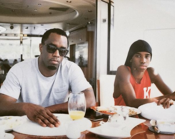 Diddy spends some time with his mini-me Christian Combs.