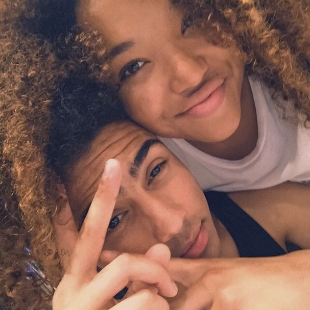 Ming Lee and Quincy do some bonding on vacation.