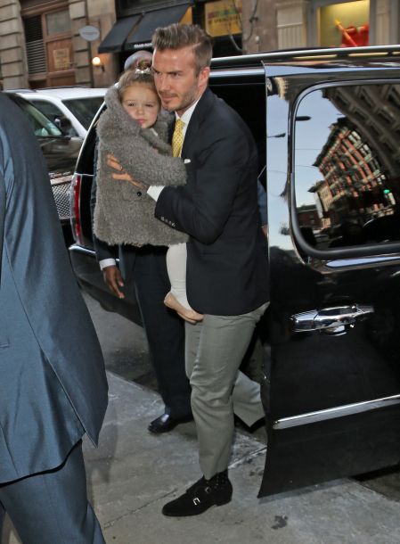 Victoria and David Beckham’s daughter Harper.
