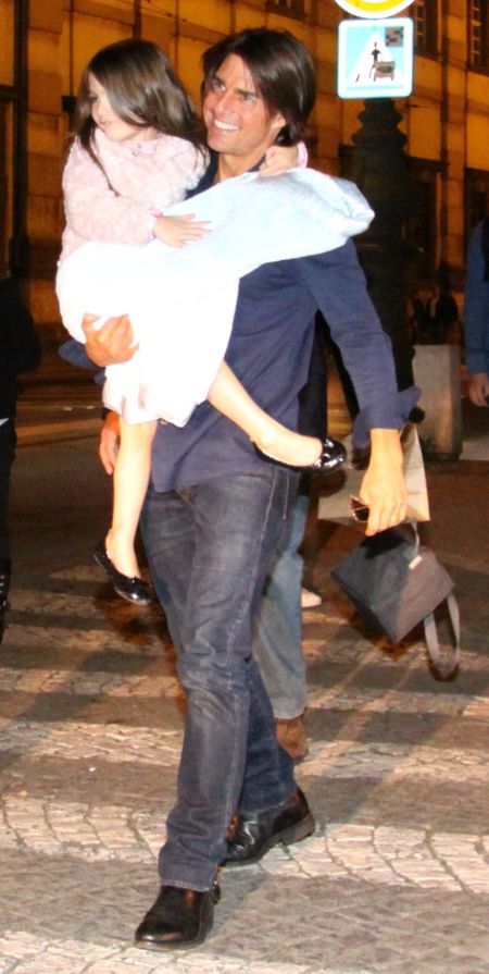 Tom Cruise and Katie Holmes’ daughter Suri.