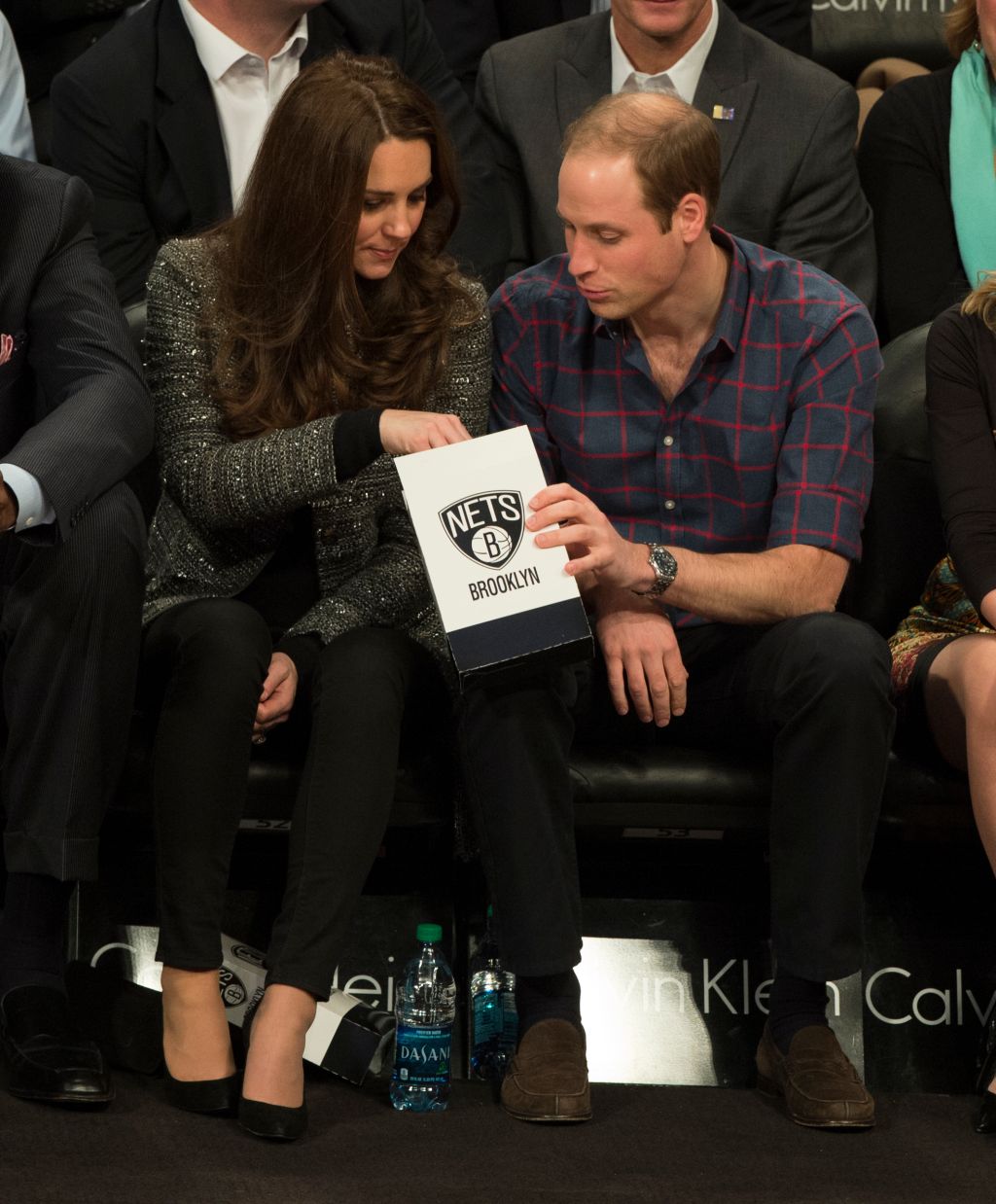 prince william kate middleton nets game barclays center