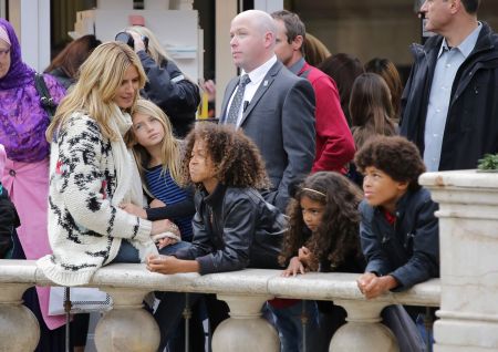 Heidi Klum’s kids Helene, Lou, Johan, and Henry Samuel.