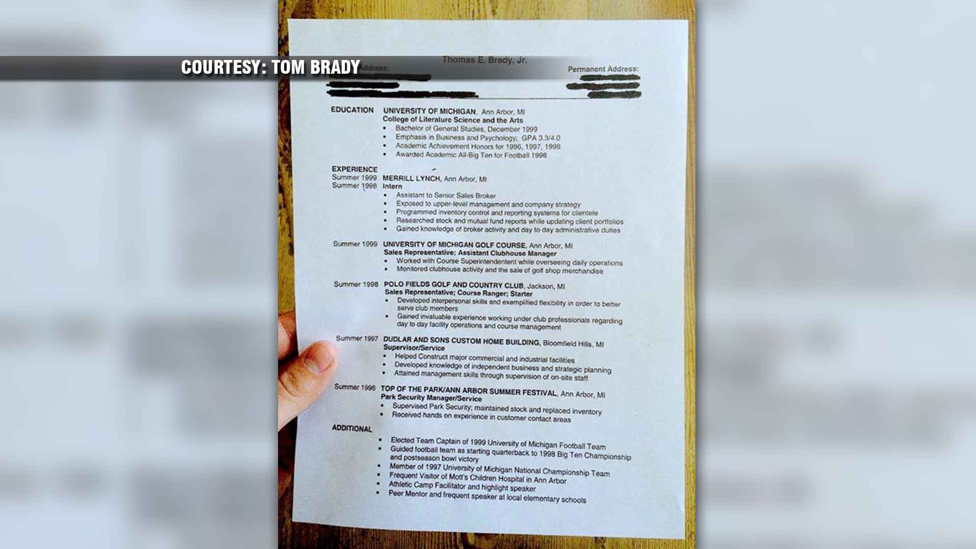 2014 Was Tom Brady s Best Social - Tom Brady Resume 