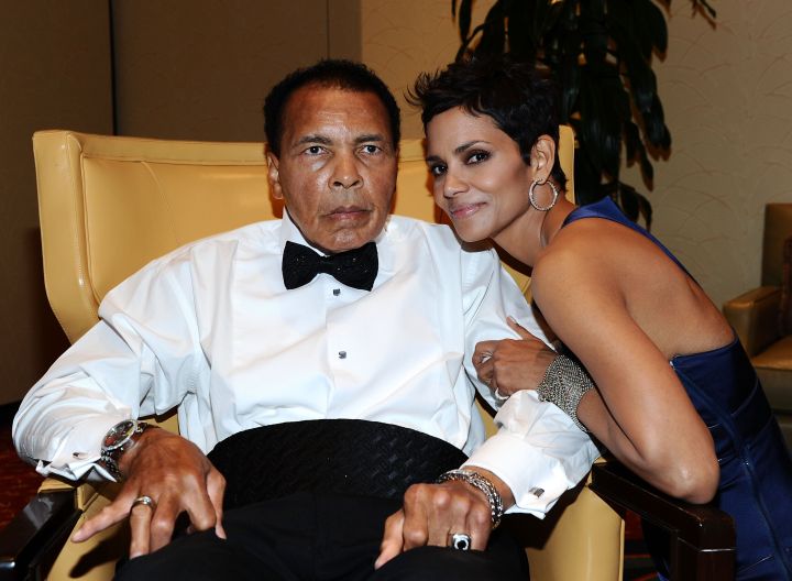 Halle Berry and Muhammad Ali.