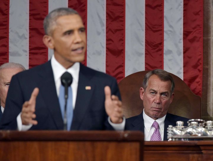 Boehner’s mug however, proved he wasn’t pleased with much of anything.