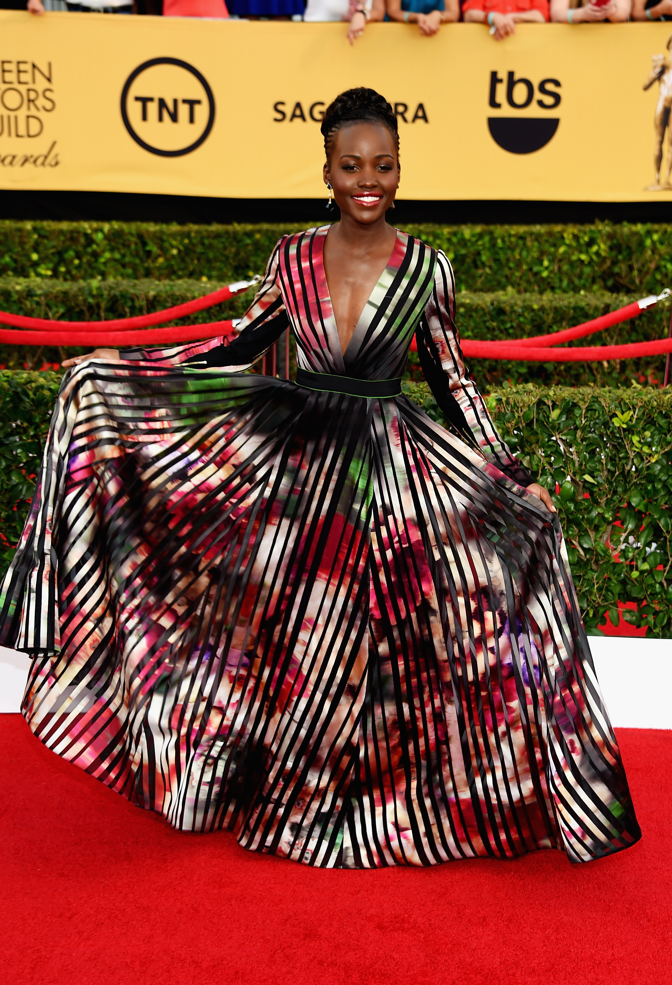 Lupita Nyong'o 2015 sag awards