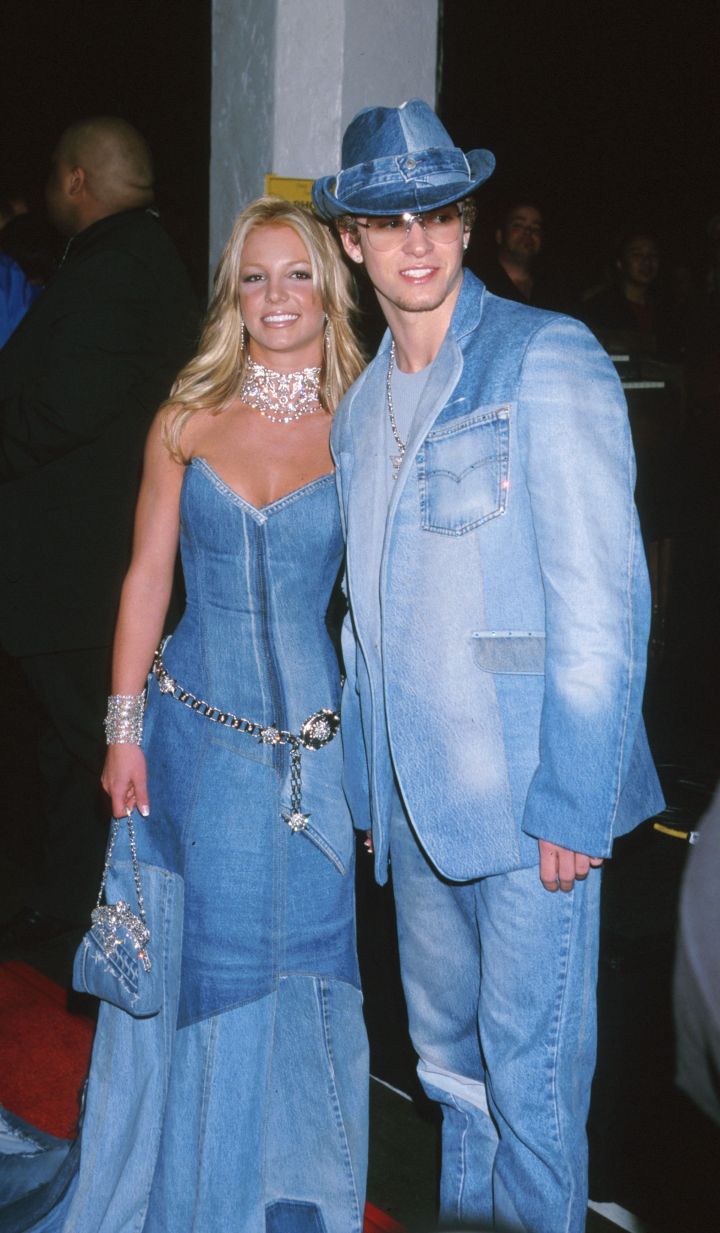 He went on to date Britney Spears and this outfit happened at the 2001 VMAs.
