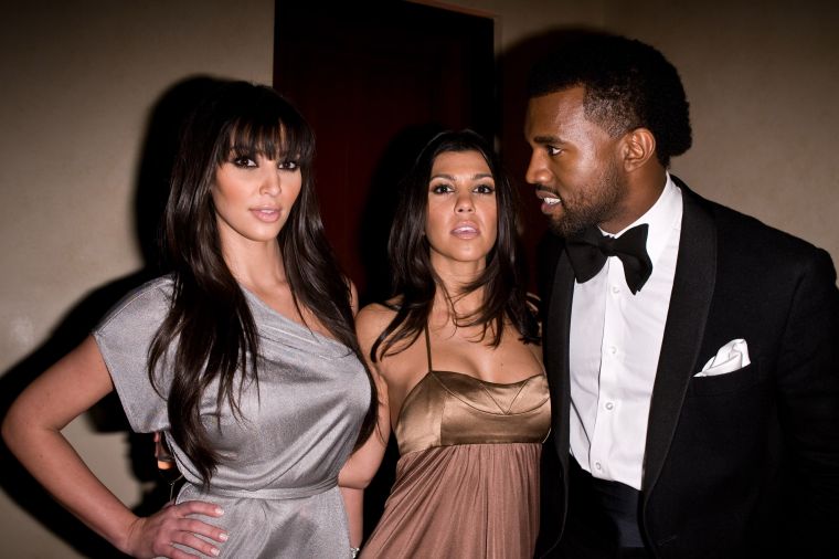 The time Yeezy gave his future wifey the glare.