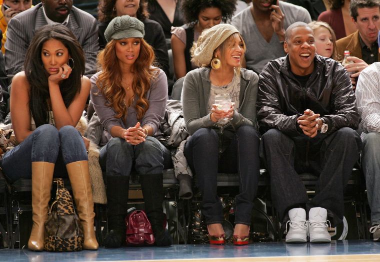 Somehow, Bey just turned this into girl’s night out.