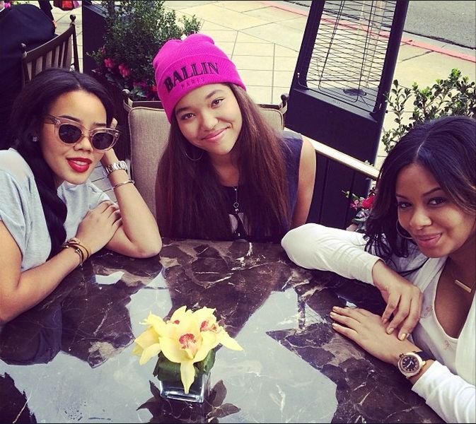 Angela & Vanessa Simmons & Ming Lee Simmons