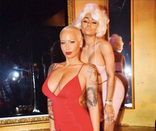 Amber Rose and Blac Chyna get ready to host a party.