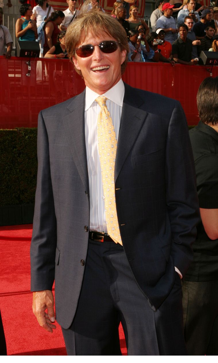 Bruce shows off his suit game.