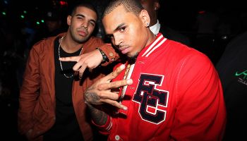 Drake and Chris Brown at Greenhouse in NYC