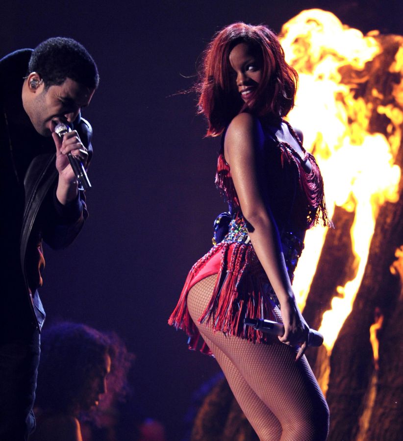 Drake and Rihanna perform at 53rd Annual Grammy Awards