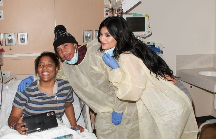 Kylie and Tyga make a sick fan’s wish come true.