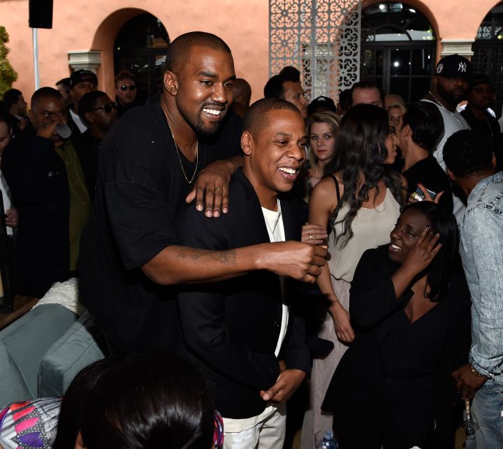 Jay & Ye are all smiles during the annual Roc Nation brunch