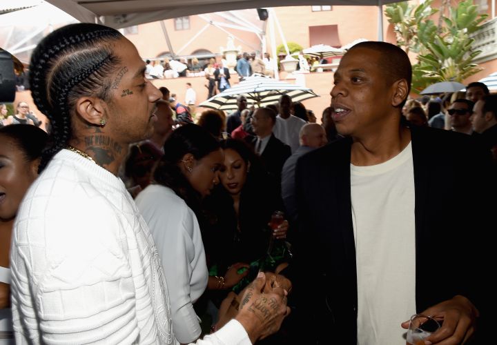A moment with Nipsey Hussle & Jay Z