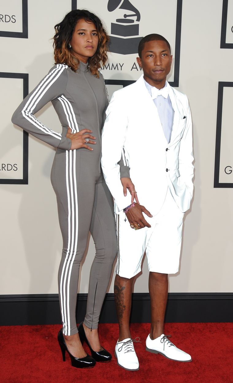 Pharrell and his wife Helen